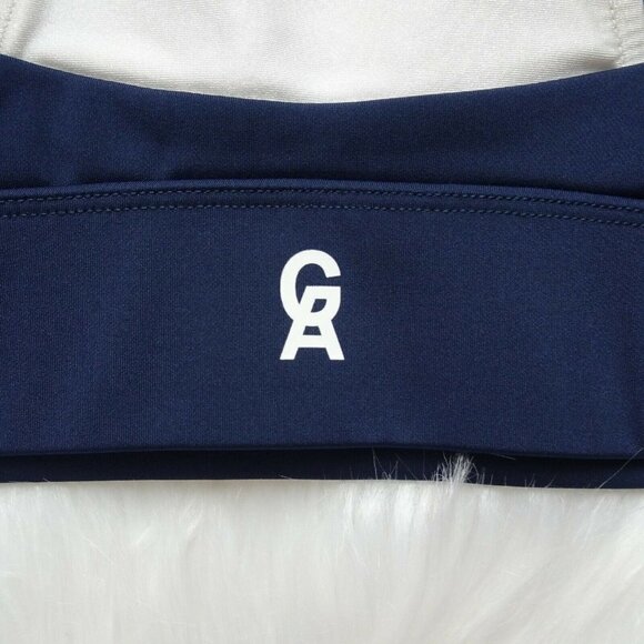 NWT Good American Core Power Sports Bra Bralette Top Active Athleisure Navy XS - Picture 8 of 12